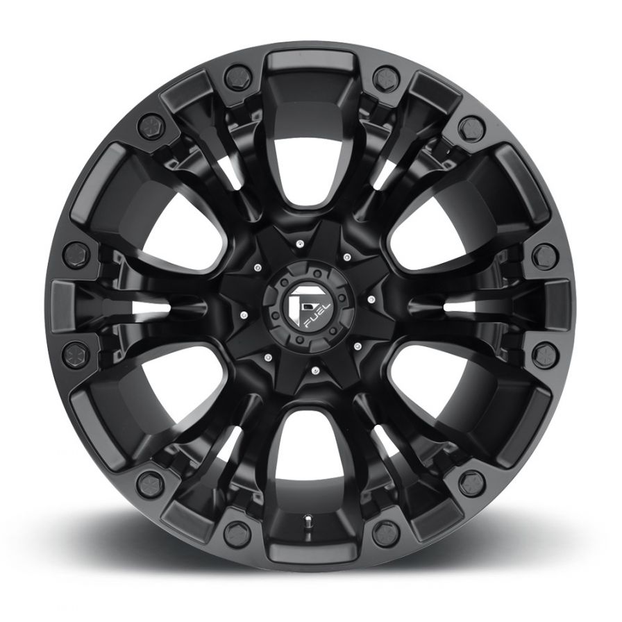 Fuel Wheels<br>Vapor Matte Black (15x8)
